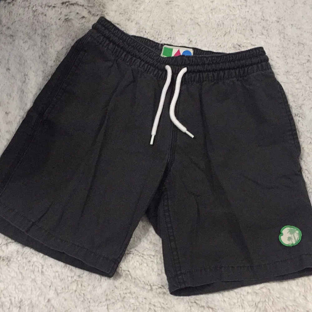 Dark gray beach shorts